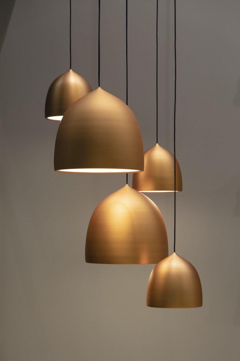Orbit Brass Chandelier